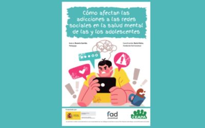 Folleto: Cómo afectan las adicciones a las redes sociales en la salud mental de las y los adolescentes