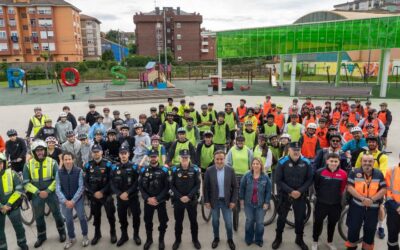 Camargo celebra el II Día de la Bici Intercentros con la participación de 74 estudiantes de los tres institutos públicos del municipio