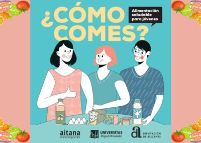 «Cómo comes. Guía de alimentación saludable para jóvenes»