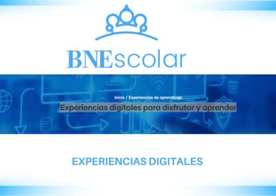 Experiencias digitales para disfrutar y aprender de la BNEscolar